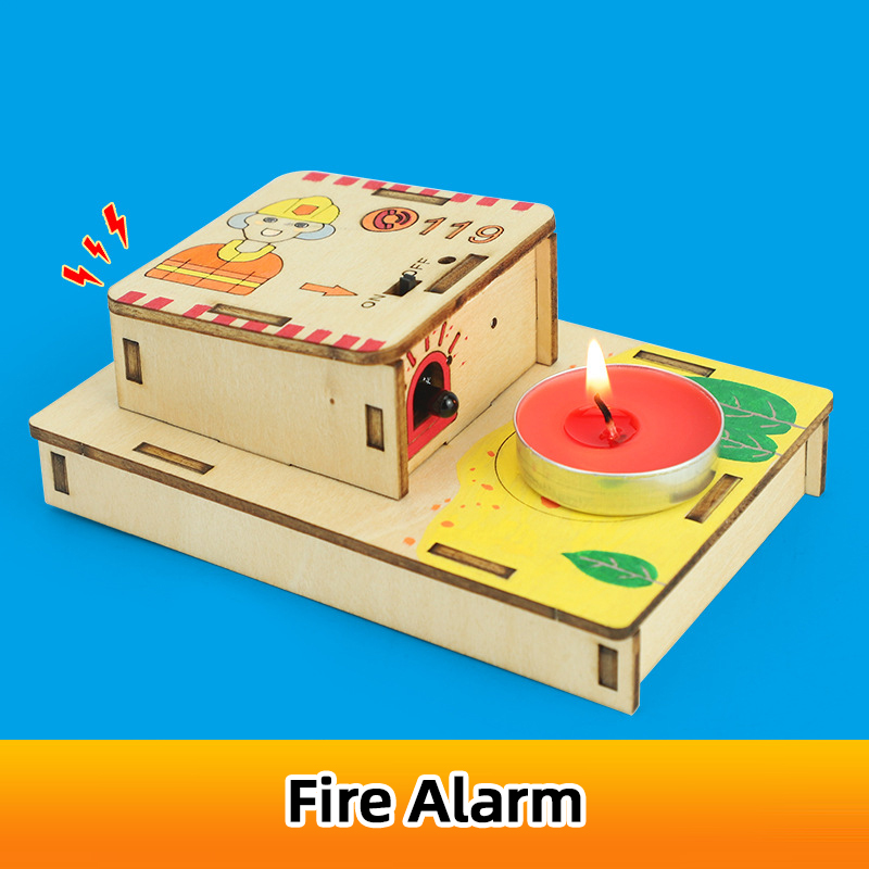 Science Project - Kit de Circuit d'alarme incendie, bricolage,