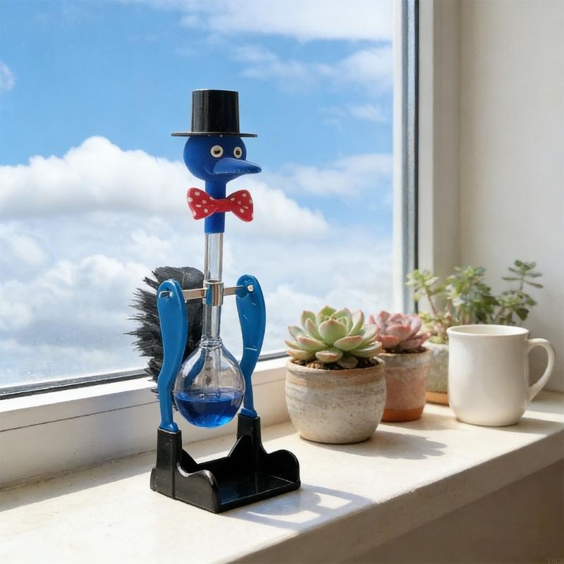 Newton Cradle Large - Jouet oiseau d'eau potable, nouveauté, mouvement