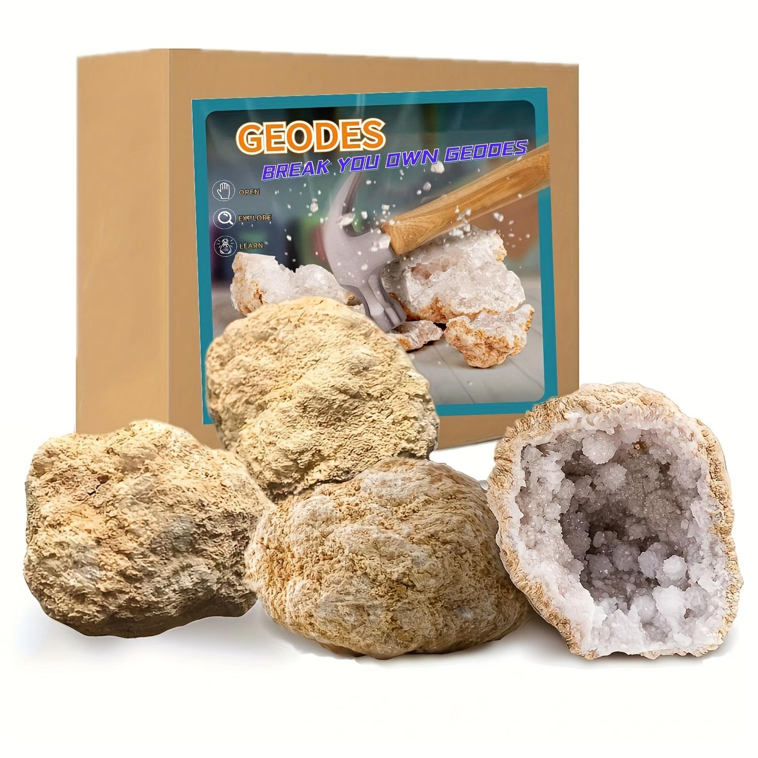 Geode Crystal Break - 1 pièce/3/4/5/6 pièces (1,2-2 pouces) de